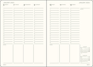 2025 Week Planner B5,A5 & B6+