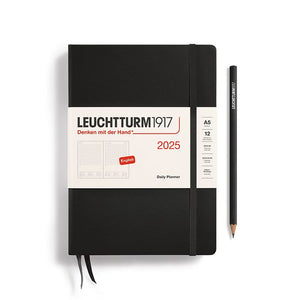 2025 Daily Planner Hardcover A5 Medium