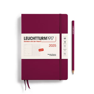 2025 Weekly Planner & Notebook Medium (A5) Dotted - NEW VARIANT