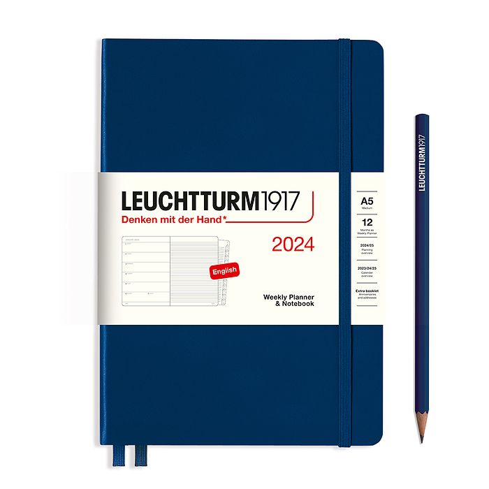 2024 Weekly Planner and Notebook A5 Medium