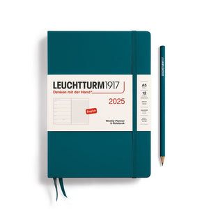 2025 Weekly Planner & Notebook Medium (A5) & Pocket (A6) Hardcover