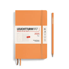 Load image into Gallery viewer, 2025 Weekly Planner &amp; Notebook Medium (A5) &amp; B6+ Softcover Ruled