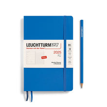 Load image into Gallery viewer, 2025 Weekly Planner &amp; Notebook Medium (A5) &amp; B6+ Softcover Ruled