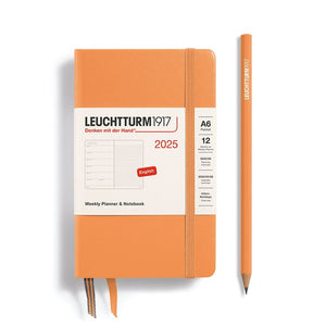 2025 Weekly Planner & Notebook Medium (A5) & Pocket (A6) Hardcover