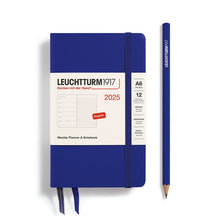 Load image into Gallery viewer, 2025 Weekly Planner &amp; Notebook Medium (A5) &amp; Pocket (A6) Hardcover