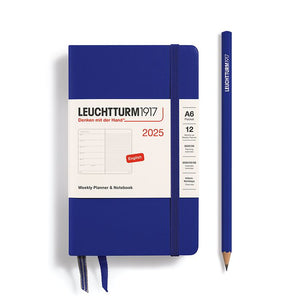 2025 Weekly Planner & Notebook Medium (A5) & Pocket (A6) Hardcover